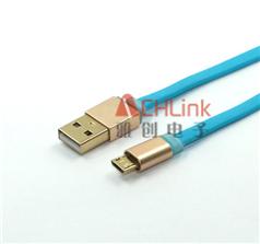 USB2.0數(shù)據(jù)線 2.0公對MICRO公 手機(jī)數(shù)據(jù)線安卓數(shù)據(jù)線手機(jī)充電線藍(lán)色