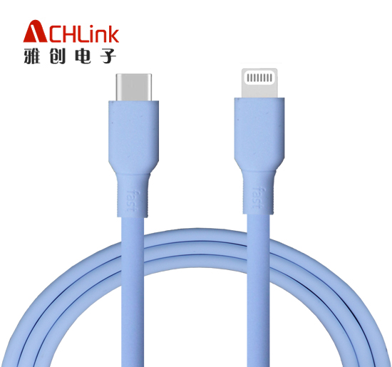 越南/國內工廠細膩拼色液態硅膠數據線100W 240W 適用于蘋果iPhone1516iPad華為安卓快充電